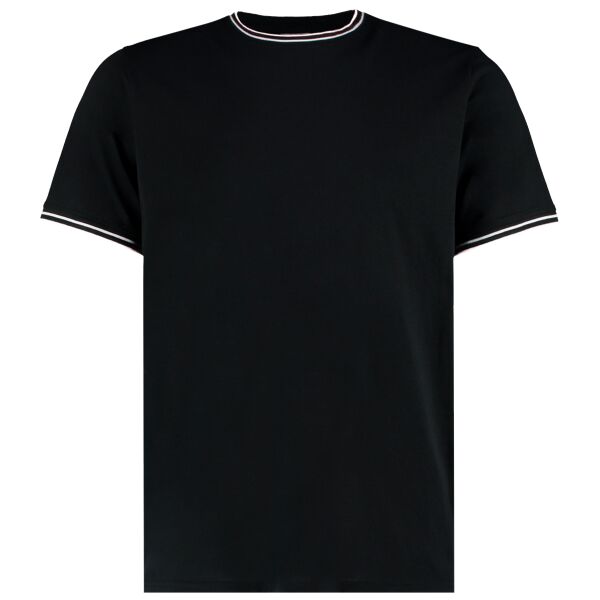 Kustom Kit Fashion Fit Tipped T-Shirt Thumbnail